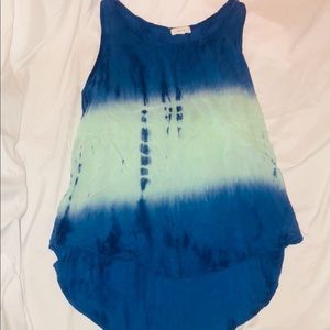 Blue OMBRÉ flowy top💙